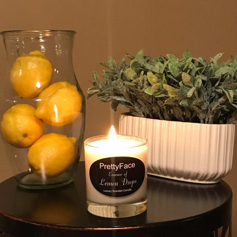 The citrus scent of fresh lemons